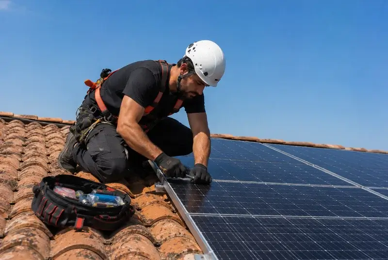 Maintenance et monitoring de panneaux solaires à Parcé
